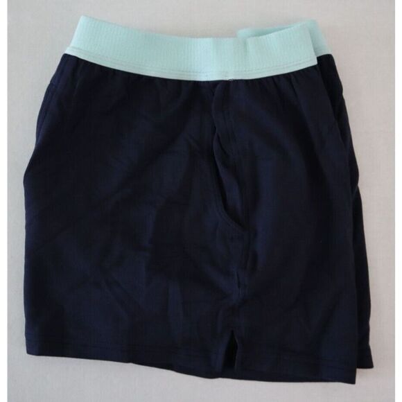 Jambys Unisex Sz XS Navy Blue/Mint Soft Breathable Boxer Shorts w/Pockets - Picture 7 of 10